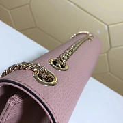 Gucci Marmont Shoulder Pink Leather Cross Body Bag 510303 - 2