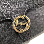 Gucci Marmont Shoulder Black Leather Cross Body Bag 510303 - 4