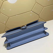 Gucci Marmont Shoulder Light Blue Leather Cross Body Bag 510303 - 6