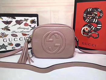 Gucci Women's Shoulder Leather Pink Bags 308364