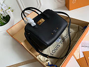 Louis Vuitton Milla Calfskin Bag Black Veau Nuage M54347 Bagsaa - 1