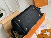 Louis Vuitton Milla Calfskin Bag Black Veau Nuage M54347 Bagsaa - 6