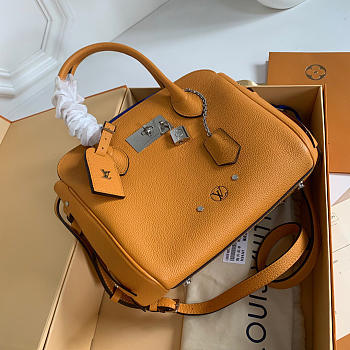 Louis Vuitton Milla Calfskin Bag Ginger Veau Nuage M54347 Bagsaa