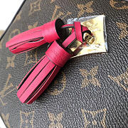 Louis Vuitton Monogram Saintonge Rose Red Handbag M43559 Bagsaa - 5