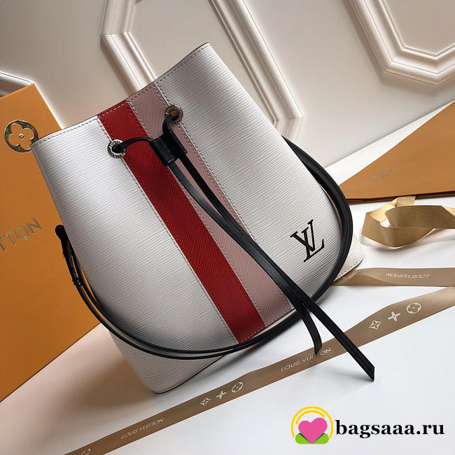 Louis Vuitton NEONOE EPI Leather Shoulder Handbags White M52161 Bagsaa - 1