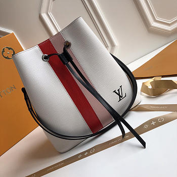 Louis Vuitton NEONOE EPI Leather Shoulder Handbags White M52161 Bagsaa