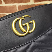 Gucci Marmont medium shoulder bag black 443499 Bagsaa - 2