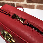 Gucci Marmont medium shoulder bag red 443499 Bagsaa - 5