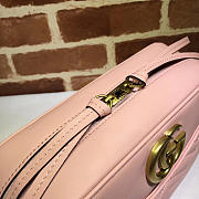 Gucci Marmont medium shoulder bag pink 443499 Bagsaa - 5