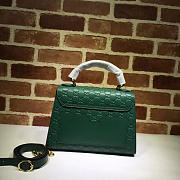 Gucci Padlock Signature top handle bag green 453188 - 4