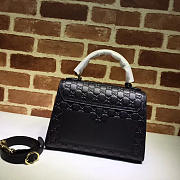 Gucci Padlock Signature Top Handle Bag black 453188 - 4