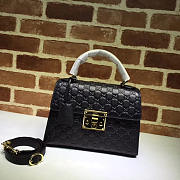 Gucci Padlock Signature Top Handle Bag black 453188 - 2
