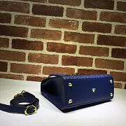 Gucci Padlock Signature Top Handle Bag blue 453188 - 6