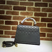 Gucci Padlock Signature Top Handle Bag gray 453188 - 3