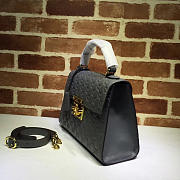 Gucci Padlock Signature Top Handle Bag gray 453188 - 4