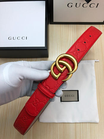Gucci Belt Red