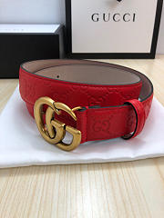 Gucci Belt Red - 2