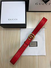 Gucci Belt Red - 3