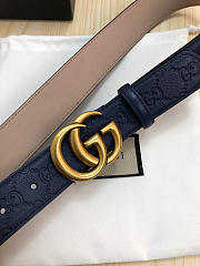 Gucci Belt Navy Blue - 5