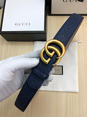 Gucci Belt Navy Blue - 6