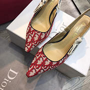 Dior Red Mid Heel shoes 6.5cm - 5
