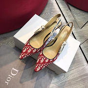 Dior Red Mid Heel shoes 6.5cm - 3