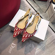 Dior Red Flat shoes - 2