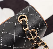 Chanel Flap Shoulder Bag Calfskin Leather Black 8925 - 2