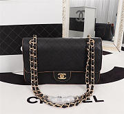 Chanel Flap Shoulder Bag Calfskin Leather 8925 - 6