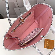 Louis Vuitton Monogram Neverfull MM Red Handbag M44568 Bagsaa - 5