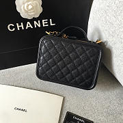 Chanel Medium Caviar Vanity Bag Black - 3