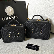 Chanel Medium Caviar Vanity Bag Black - 4