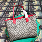 Gucci Tote Calfskin Red Bag 368568 - 2