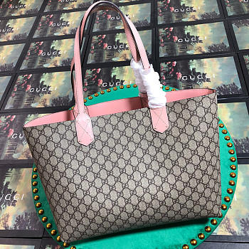 Gucci Tote Calfskin Pink Bag 368568