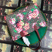 Gucci Tote Calfskin Bag Printing Red 368568  - 5