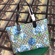 Gucci Tote Calfskin Bag Printing Blue 368568  - 1