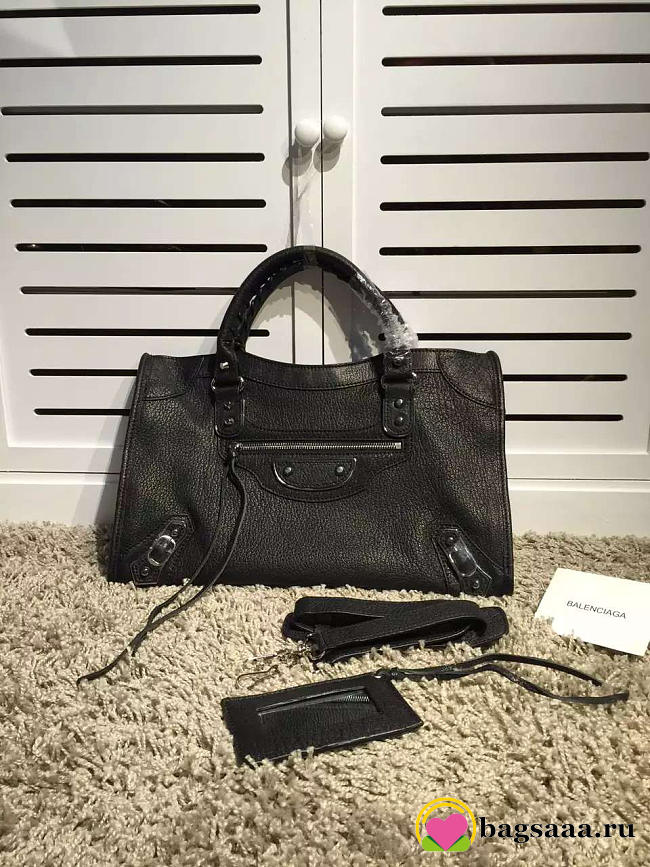 Balenciaga Classic City 38cm Goatskin black Bag - 1