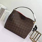 Louis Vuitton Graceful Monogram in Red Bag MM - 1