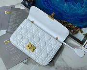 Dior Addict Lambskin retro chain White bag - 2