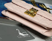 Dior Addict Lambskin retro chain Pink bag - 5