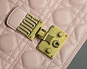 Dior Addict Lambskin retro chain Pink bag - 4
