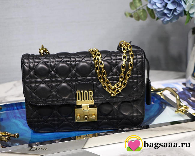 Dior Addict Lambskin retro chain Black bag - 1