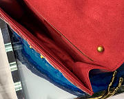 Dior Addict Lambskin retro chain Wine Red bag - 6