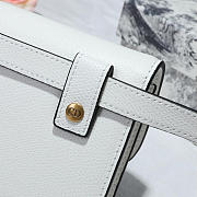 Dior Saddle Waistband Saddle white bag 17cm - 2