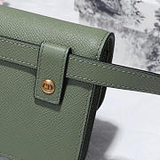 Dior Saddle Waistband Saddle green bag 17cm - 2