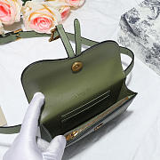 Dior Saddle Waistband Saddle green bag 17cm - 5