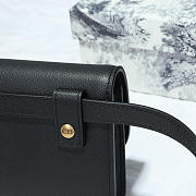 Dior Saddle Waistband Saddle Black bag 17cm - 3