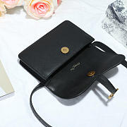 Dior Saddle Waistband Saddle Black bag 17cm - 4