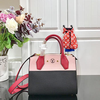 Louis Vuitton 2019SS Mini Calfskin handbag Black with Pink