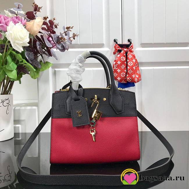 Louis Vuitton 2019SS Mini Calfskin handbag Rose red - 1